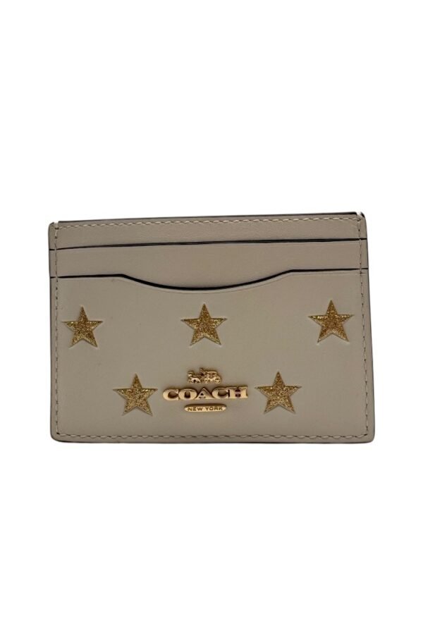 COACH - CARD HOLDER STARS GOLD
